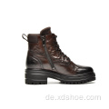 Damen Moto-inspirierte Stiefelette Schneestiefel